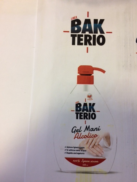 BAKTERIO GEL MANI IGIENIZZANTE ML.600